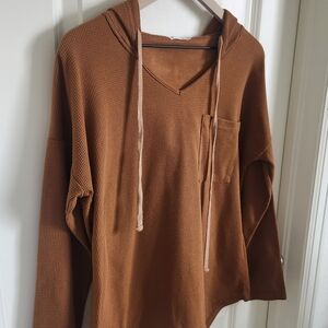 Women's Hooded Long Sleeve Pullover